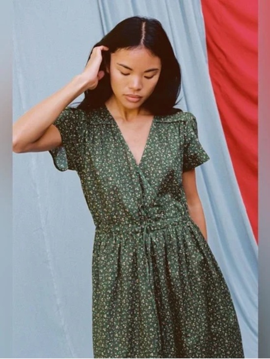 Christy Dawn Dawn Dress Moss Pear print